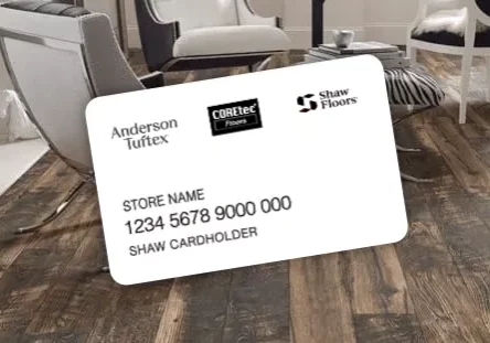 Financing card | Carpet Outlet Plus